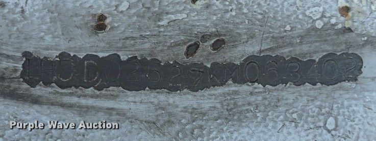 image for item DU6997 1989 Fruehauf end dump trailer