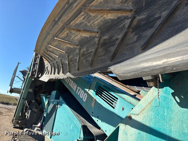 image for item DW7459 2016 Power Screen Chieftain 1700 screening plant