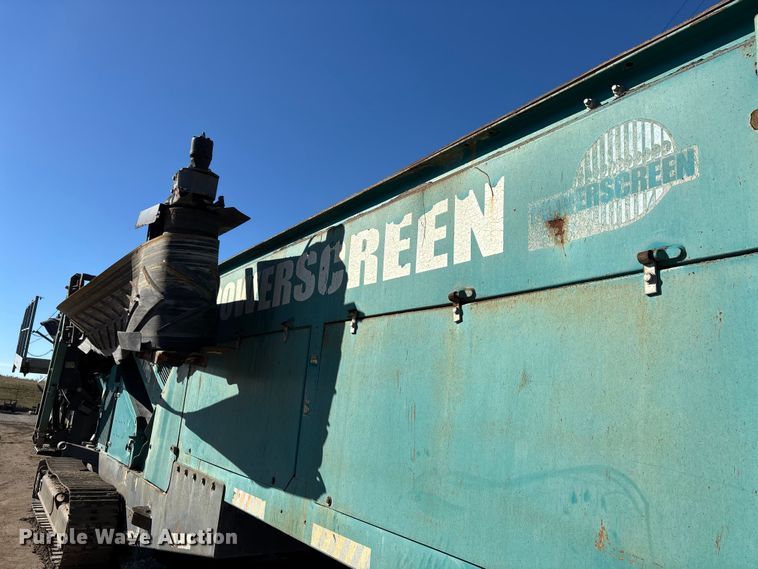 image for item DW7459 2016 Power Screen Chieftain 1700 screening plant