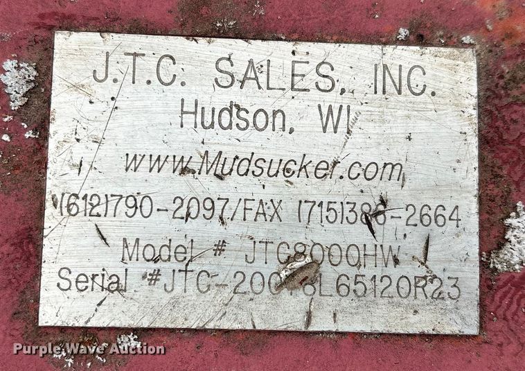 image for item DW7472 Muddier JTC8000HW reel trailer