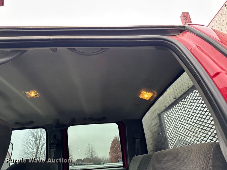 image for item EA2086 2003 Ford F750 Crew Cab flatbed truck