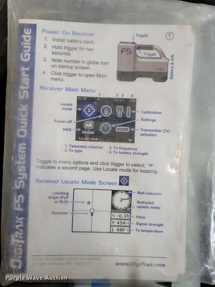 image for item EA2829 DigiTrak Falcon F5 + locator