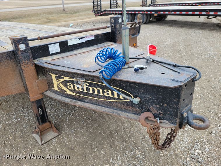 image for item EA2836 2018 Kaufman  equipment trailer