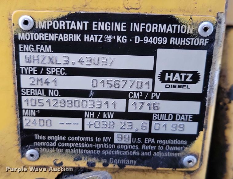 image for item EA2864 Caterpillar CB-224C double drum vibratory roller