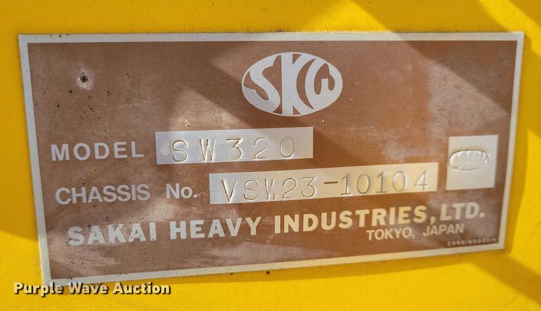 image for item EA2865 Sakai SW320 double drum vibratory roller