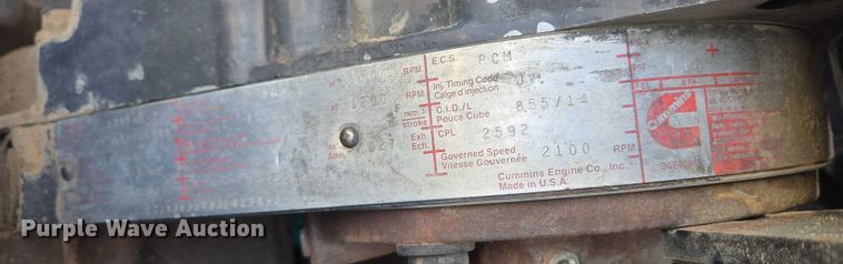 image for item EB1291 2001 Kenworth W900 semi truck