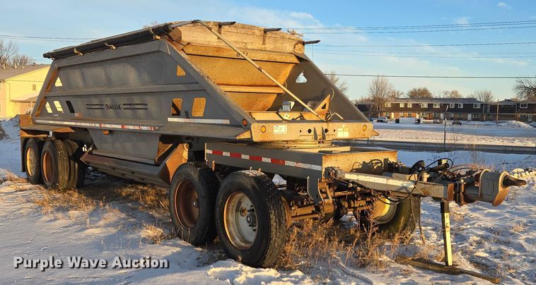 image for item EB1292 1999 Trail King TK54BDU-284 bottom dump trailer