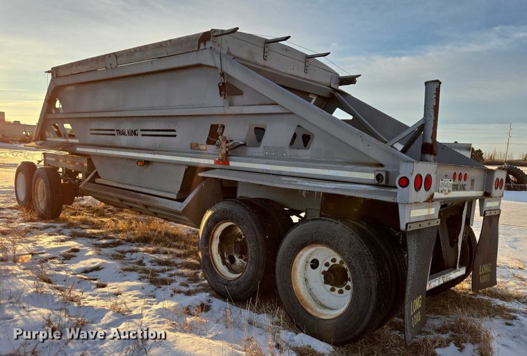 image for item EB1292 1999 Trail King TK54BDU-284 bottom dump trailer