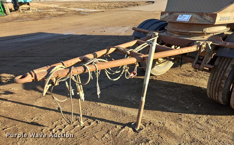 image for item EB1296 1986 Gallaty bottom dump pup trailer