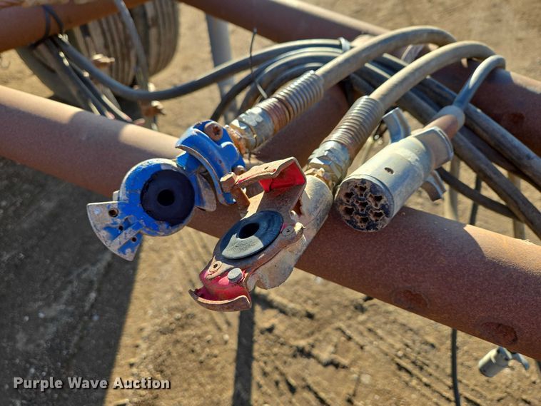 image for item EB1296 1986 Gallaty bottom dump pup trailer