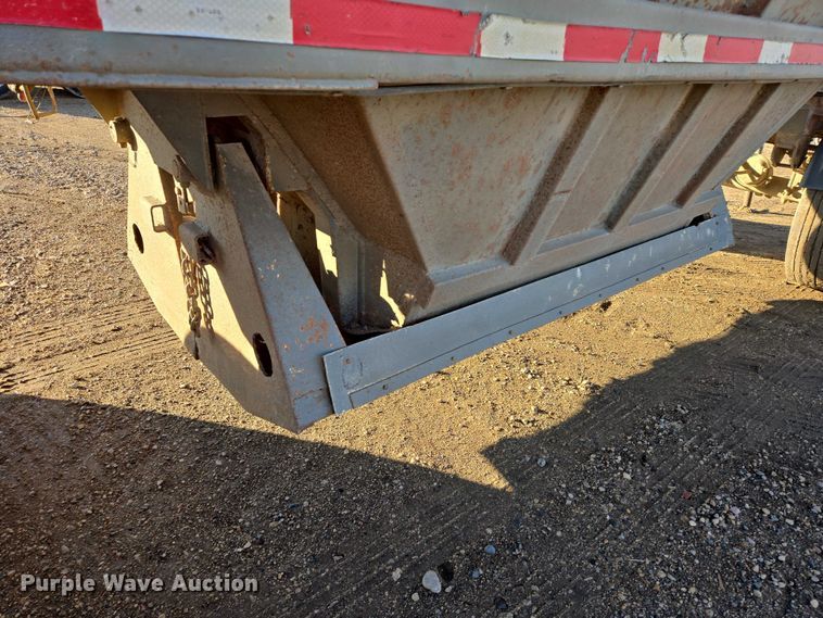 image for item EB1296 1986 Gallaty bottom dump pup trailer
