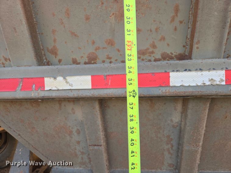 image for item EB1296 1986 Gallaty bottom dump pup trailer