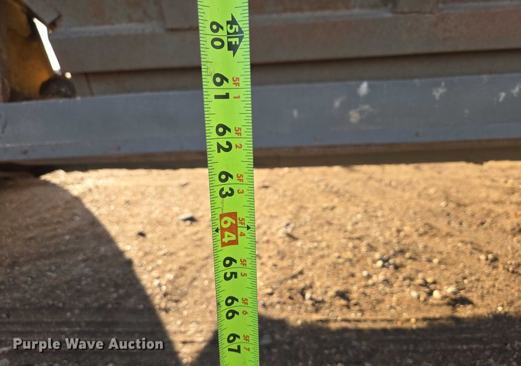 image for item EB1296 1986 Gallaty bottom dump pup trailer