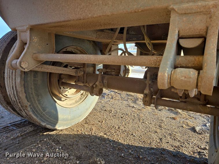 image for item EB1296 1986 Gallaty bottom dump pup trailer