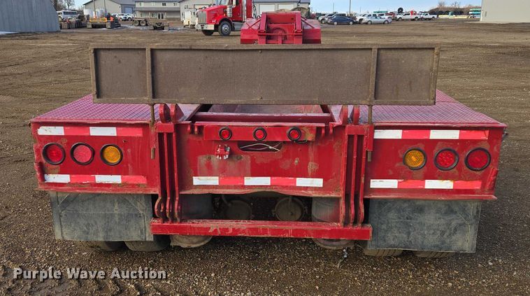 image for item EB1297 2012 Globe Trailer Manufacturing lowboy equipment trailer