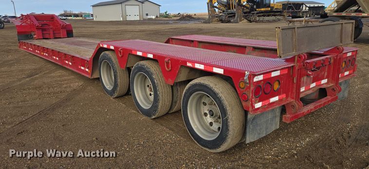 image for item EB1297 2012 Globe Trailer Manufacturing lowboy equipment trailer