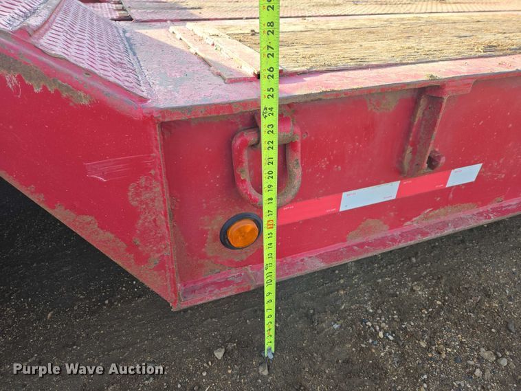 image for item EB1297 2012 Globe Trailer Manufacturing lowboy equipment trailer