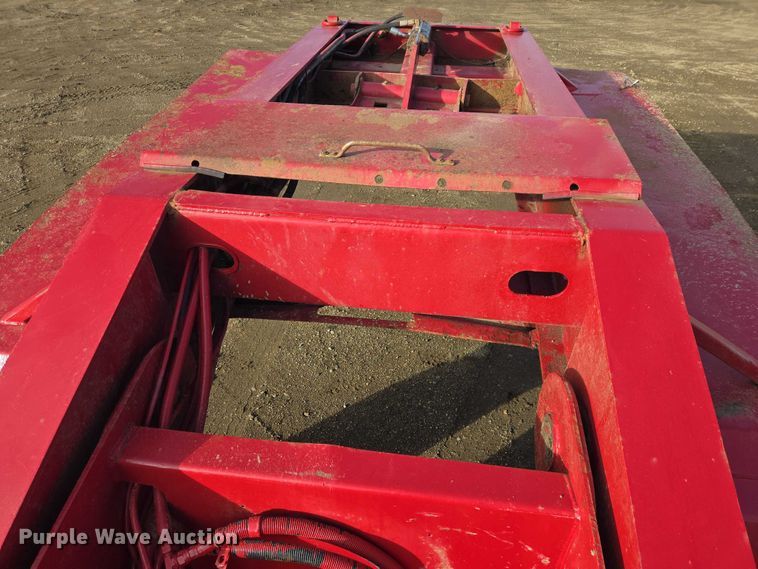 image for item EB1297 2012 Globe Trailer Manufacturing lowboy equipment trailer