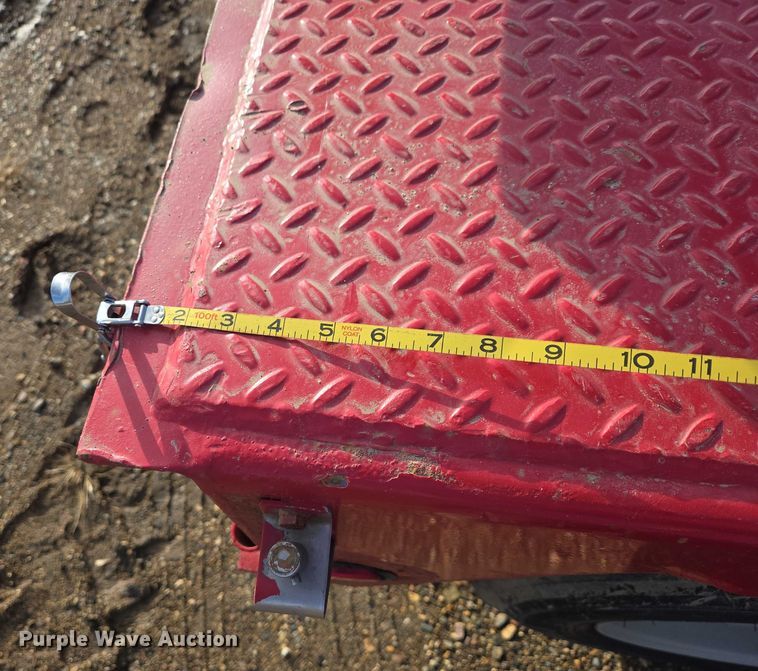 image for item EB1297 2012 Globe Trailer Manufacturing lowboy equipment trailer