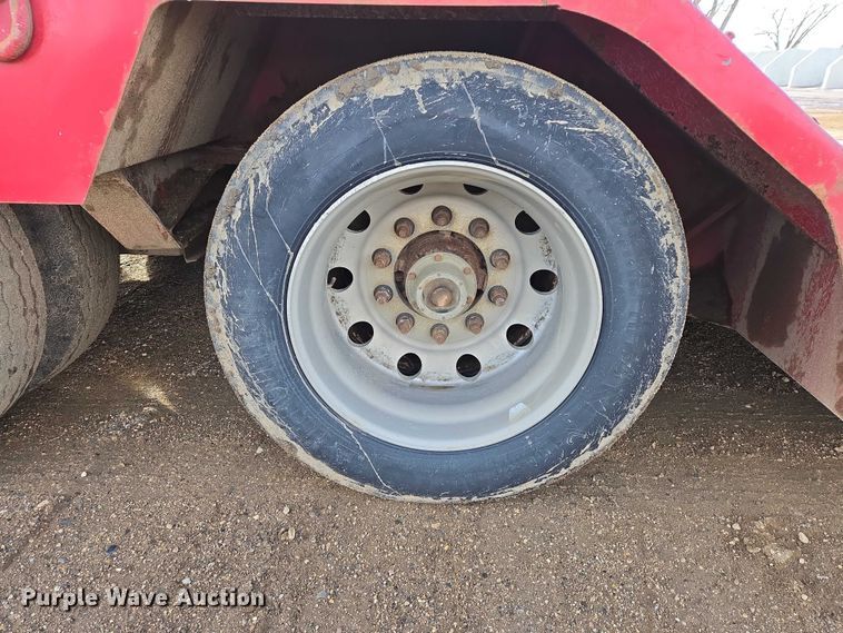 image for item EB1297 2012 Globe Trailer Manufacturing lowboy equipment trailer