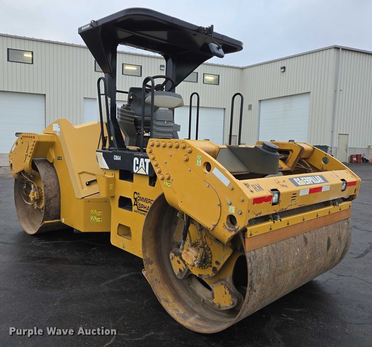 image for item EB1300 2010 Caterpillar CB-64 double drum vibratory roller