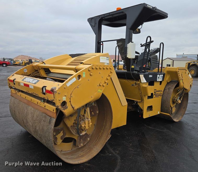 image for item EB1300 2010 Caterpillar CB-64 double drum vibratory roller