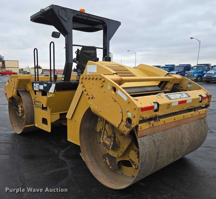 image for item EB1300 2010 Caterpillar CB-64 double drum vibratory roller