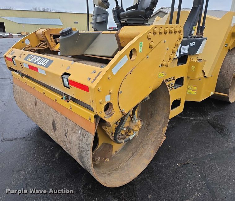 image for item EB1300 2010 Caterpillar CB-64 double drum vibratory roller
