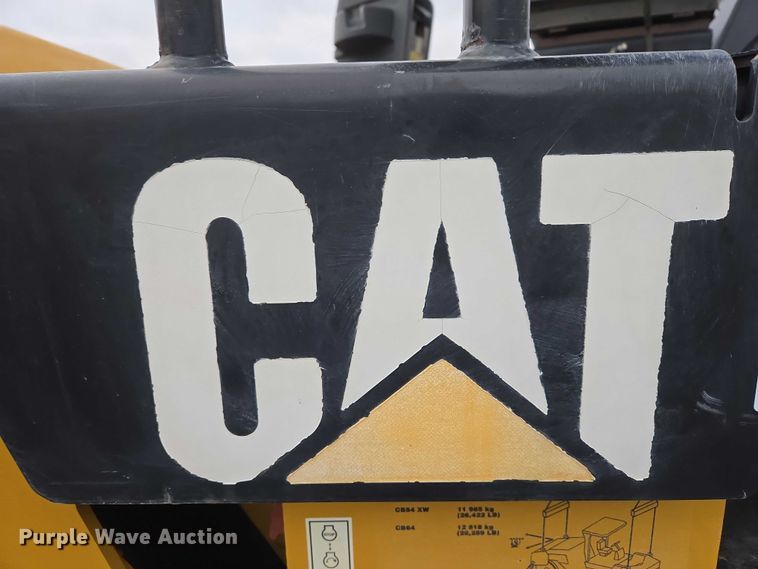 image for item EB1300 2010 Caterpillar CB-64 double drum vibratory roller