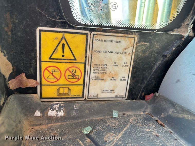 image for item ED2450 2015 Caterpillar 420F2 IT backhoe
