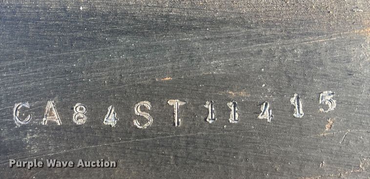 image for item EE0095 1984 Siebert lowboy equipment trailer