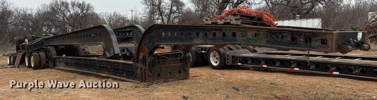 image for item EE0095 1984 Siebert lowboy equipment trailer