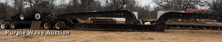 image for item EE0095 1984 Siebert lowboy equipment trailer