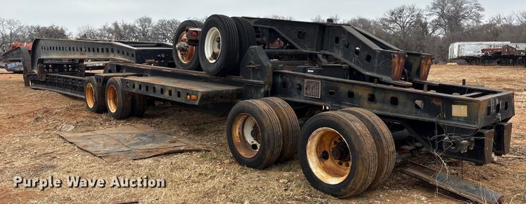 image for item EE0095 1984 Siebert lowboy equipment trailer