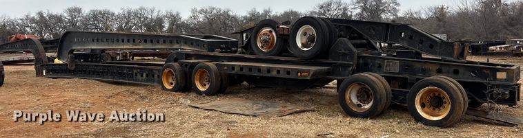 image for item EE0095 1984 Siebert lowboy equipment trailer