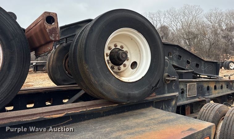 image for item EE0095 1984 Siebert lowboy equipment trailer