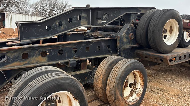 image for item EE0095 1984 Siebert lowboy equipment trailer