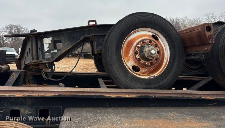 image for item EE0095 1984 Siebert lowboy equipment trailer