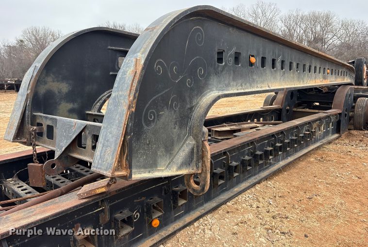 image for item EE0095 1984 Siebert lowboy equipment trailer