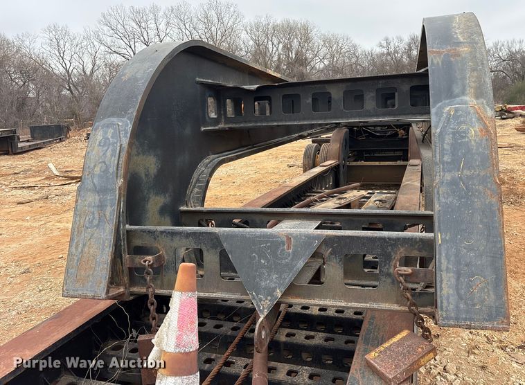 image for item EE0095 1984 Siebert lowboy equipment trailer