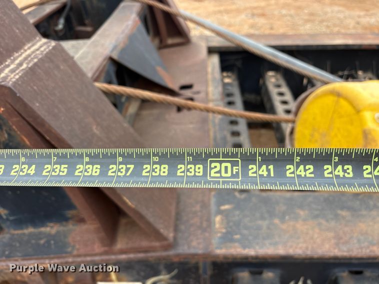 image for item EE0095 1984 Siebert lowboy equipment trailer
