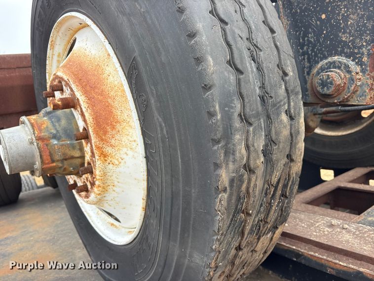 image for item EE0095 1984 Siebert lowboy equipment trailer