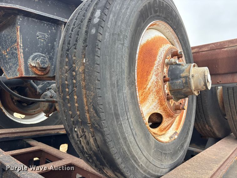 image for item EE0095 1984 Siebert lowboy equipment trailer