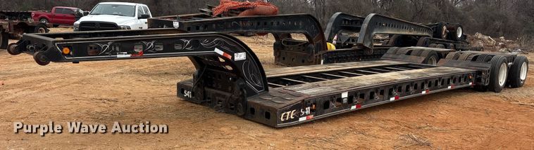 image for item EE0096 1984 Siebert 60T16WDDEX lowboy equipment trailer