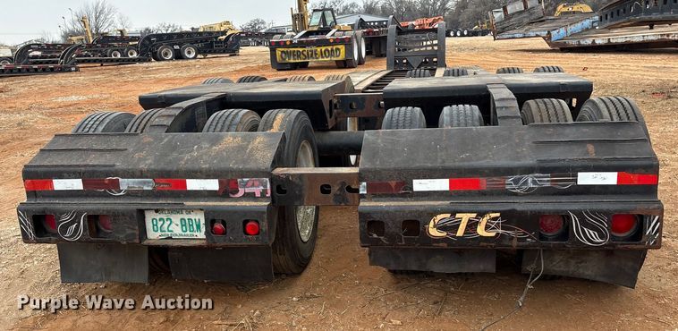 image for item EE0096 1984 Siebert 60T16WDDEX lowboy equipment trailer