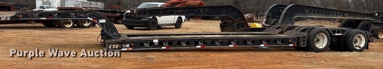 image for item EE0096 1984 Siebert 60T16WDDEX lowboy equipment trailer