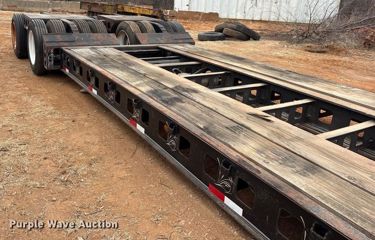 image for item EE0096 1984 Siebert 60T16WDDEX lowboy equipment trailer