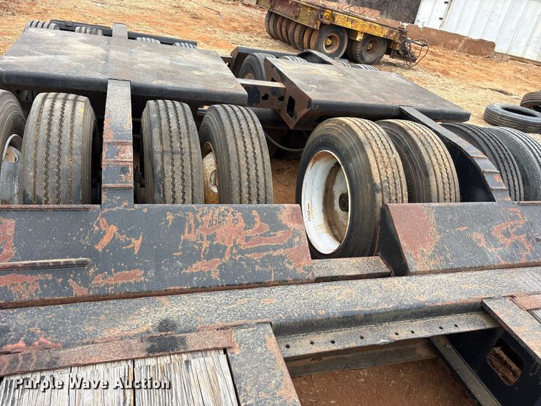 image for item EE0096 1984 Siebert 60T16WDDEX lowboy equipment trailer