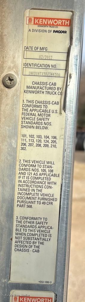 image for item EE1388 2013 Kenworth T800 