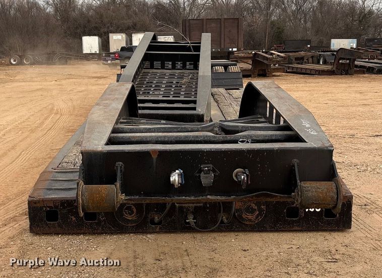image for item EE1399 1987 Siebert 70T2ABTM lowboy equipment trailer